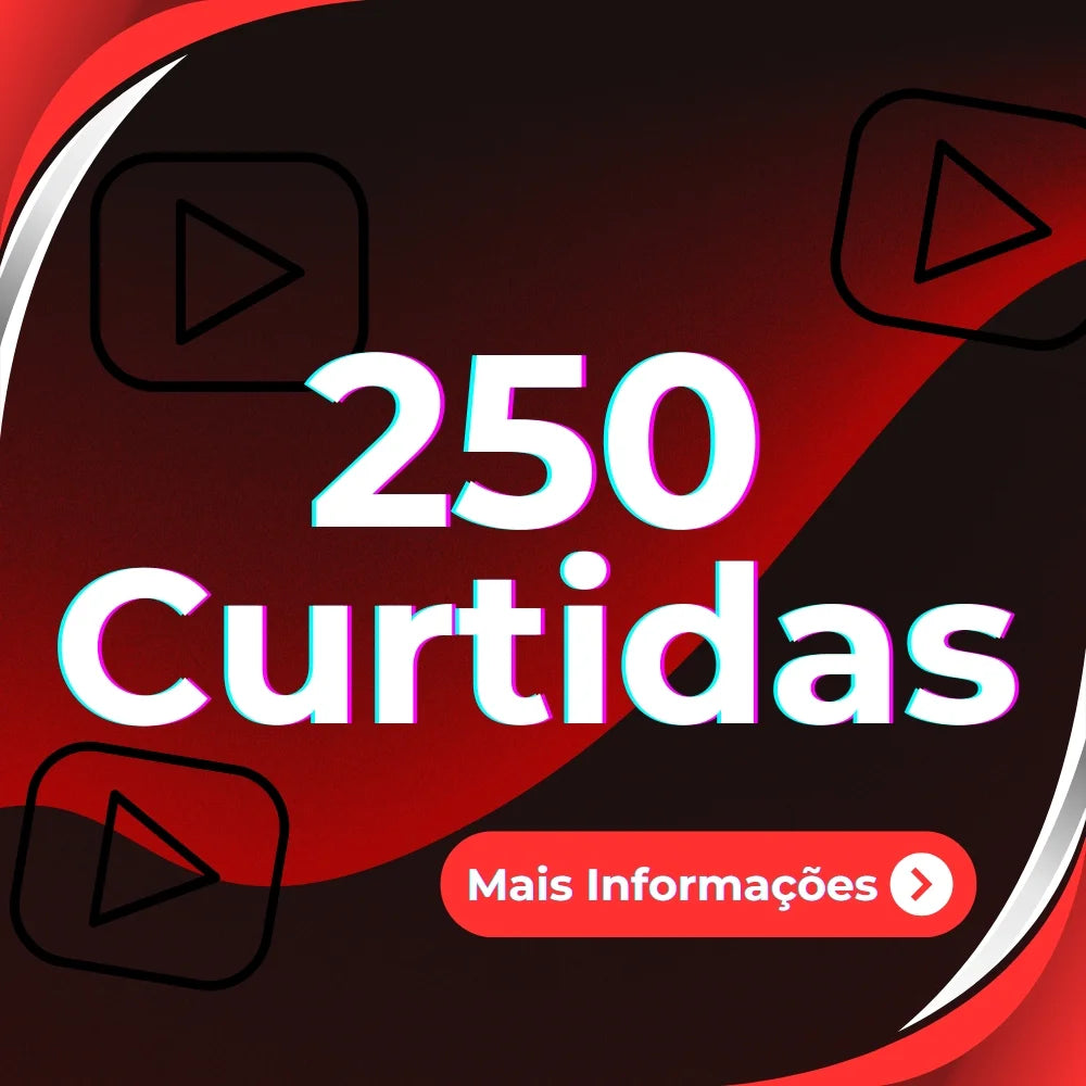 250 Curtidas para Youtube