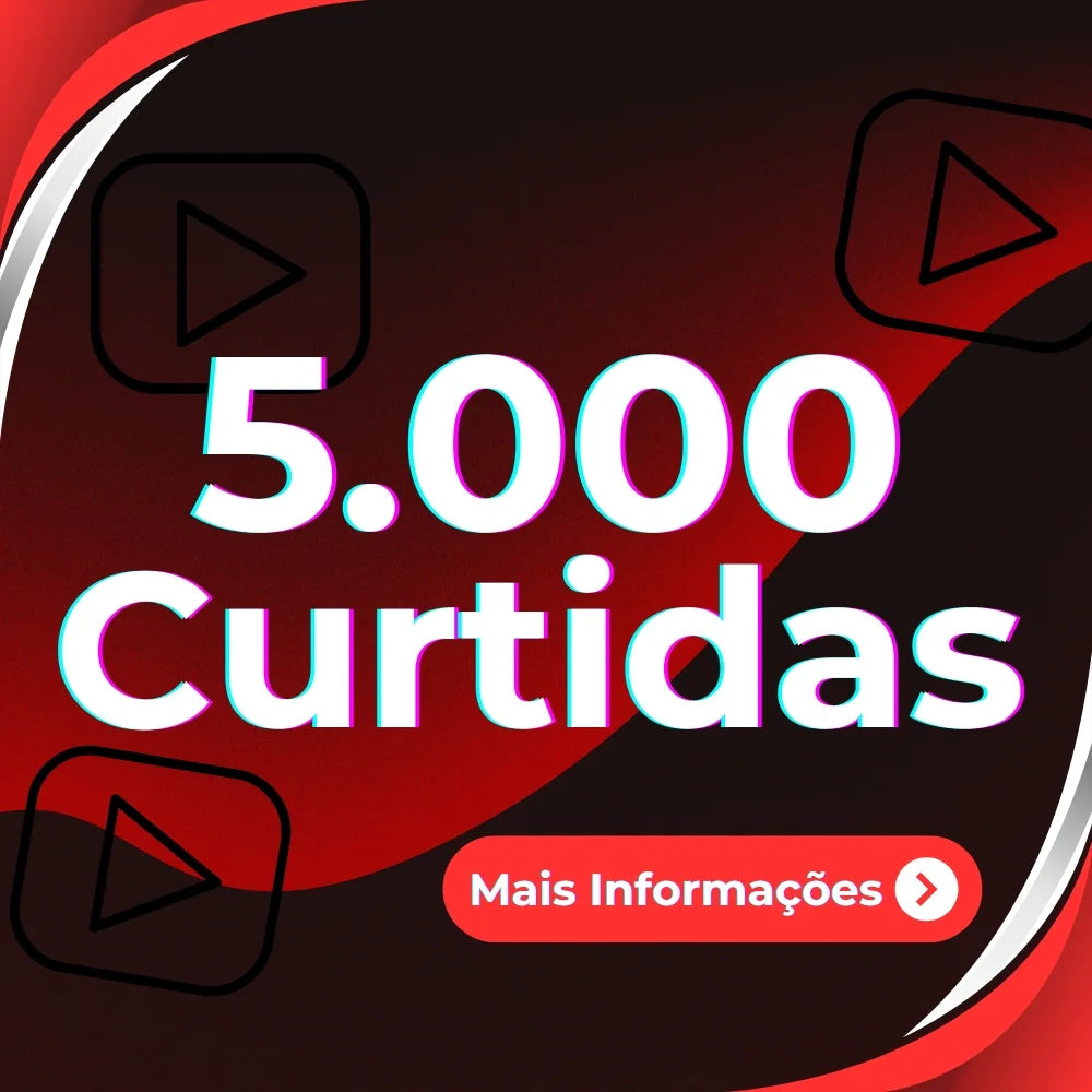 5.000 Curtidas para Youtube