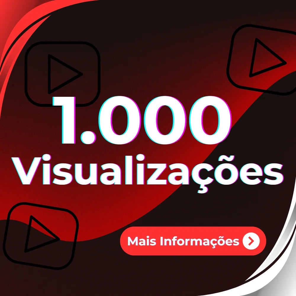 1.000 Visualizações para Youtube