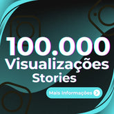 100.000 Visualizações Mundiais Stories