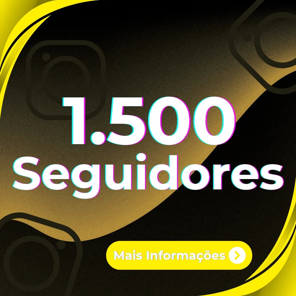 1500 Seguidores Brasileiros (INSTAGRAM)