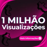 1 MILHÃO DE  VISUALIZAÇÕES TIKTOK