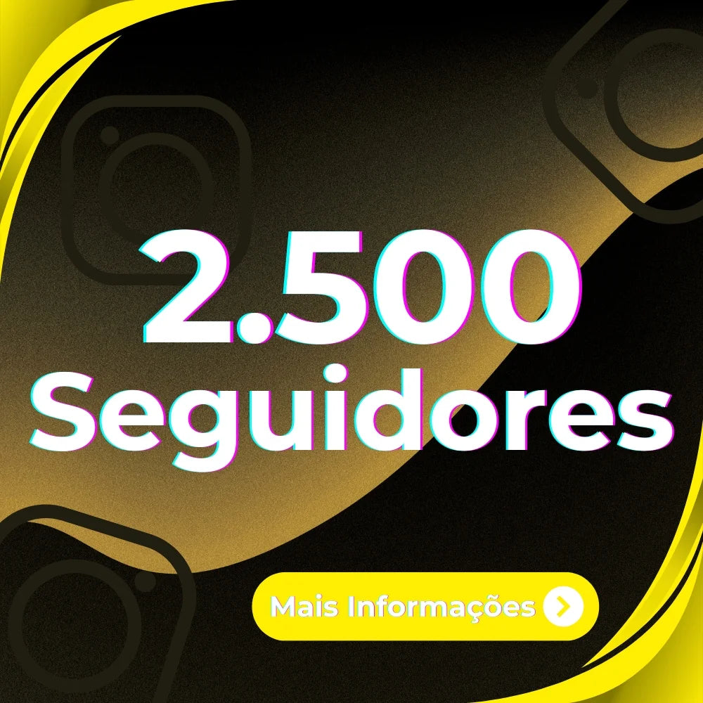 2500 Seguidores Brasileiros (INSTAGRAM)