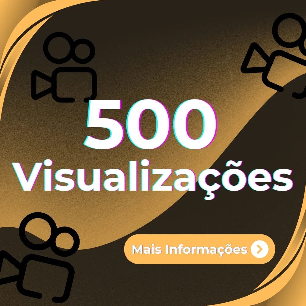 500 Visualizações Kwai