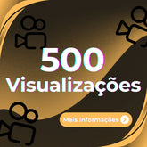 500 Visualizações Kwai