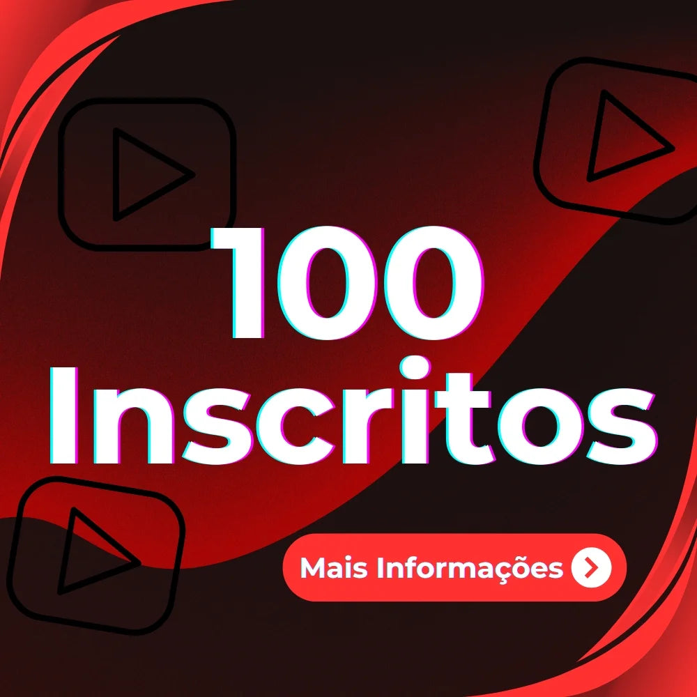 100 Inscrito no Youtube