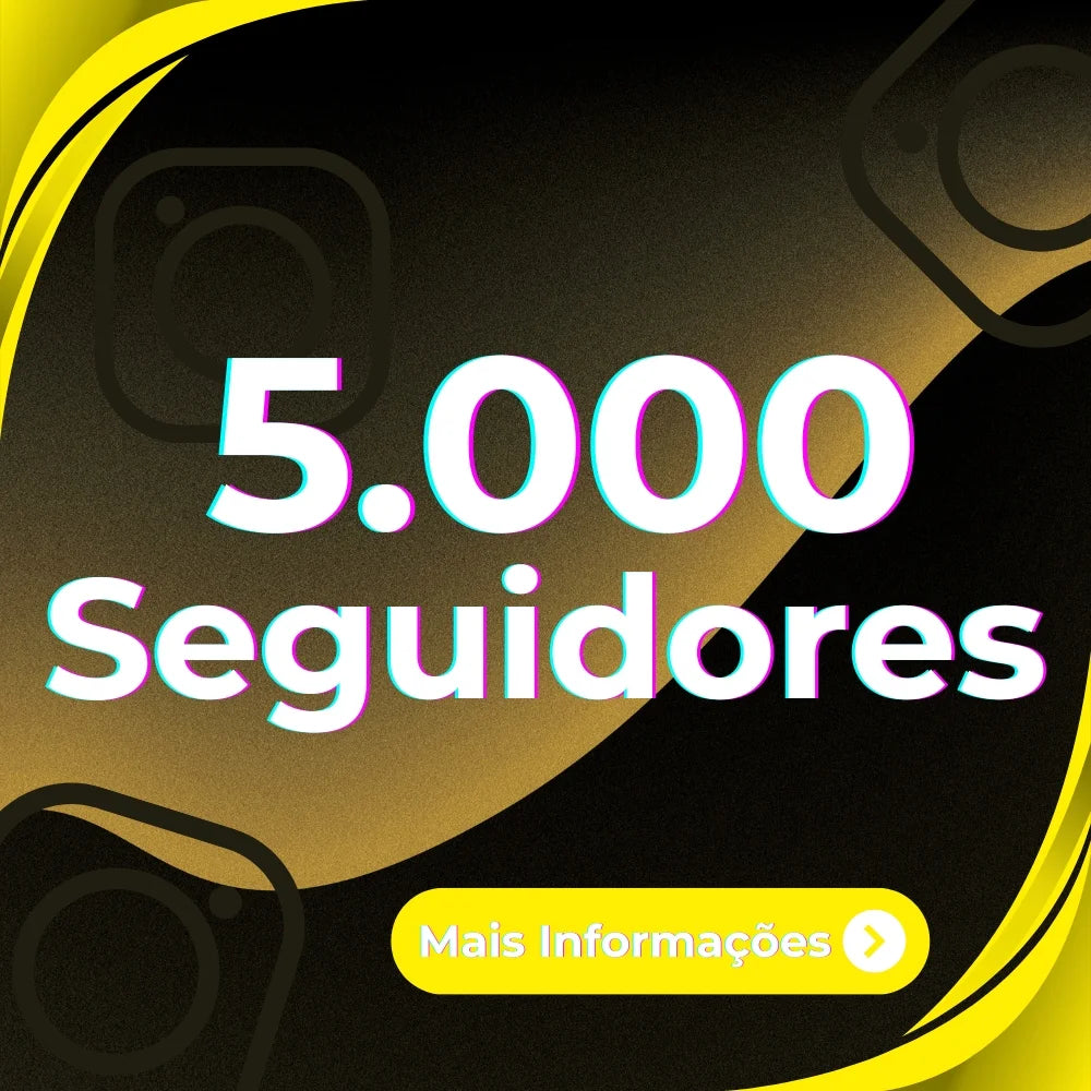 5000 Seguidores Brasileiros (INSTAGRAM)