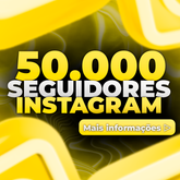 50,000 Seguidores Brasileiros (INSTAGRAM)